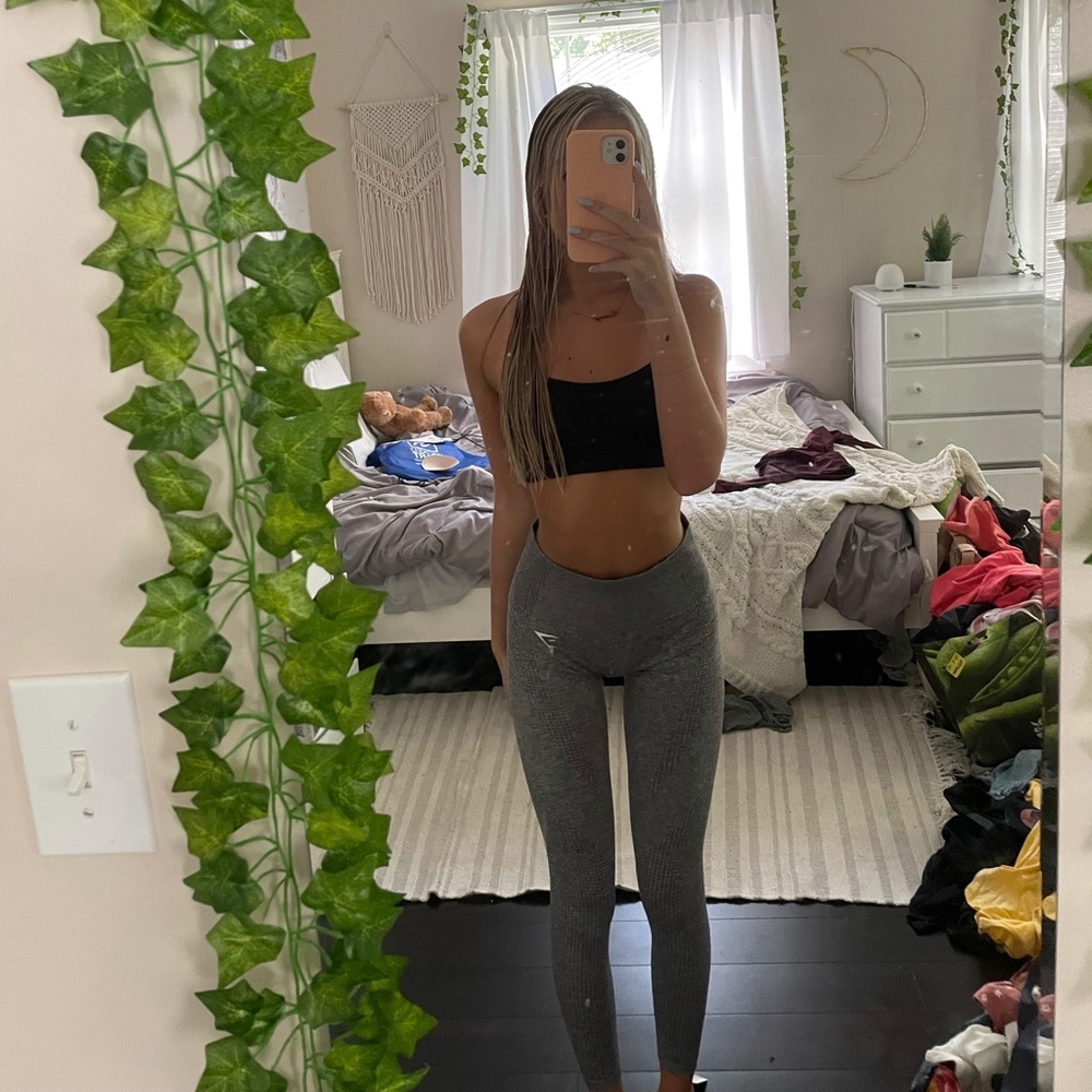 Gymshark Vital Seamless leggings in grey marl